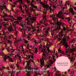 Petal Confetti - Burgundy red small rose petals