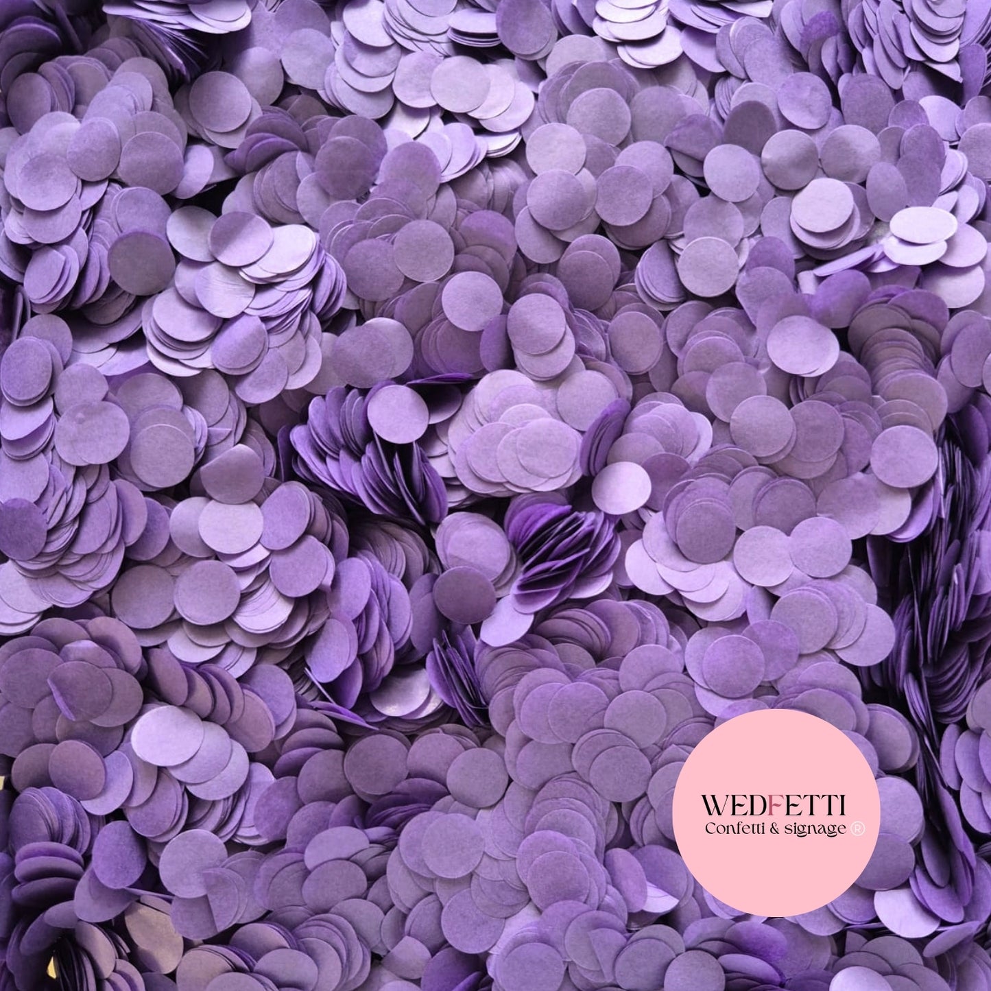 Slow falling paper Confetti - Deep Party Purple