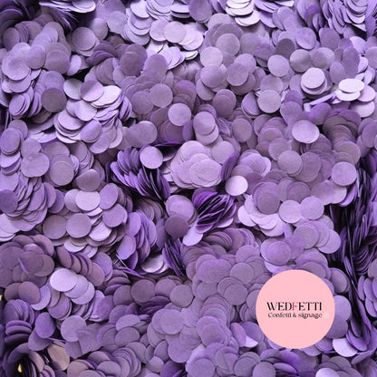 Slow falling paper Confetti - Deep Party Purple