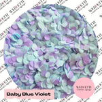 Slow falling paper Confetti - Baby Blue Violet