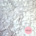 Shimmer Pearl White - 1.5cm Biodegradable Circles
