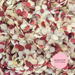 Slow falling paper Confetti - Ivory Wine