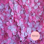 Slow falling paper Confetti - Fuschia Lavender