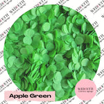 Slow falling paper Confetti - Apple Green
