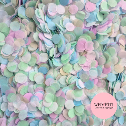 Slow falling paper Confetti - Lavender Frost