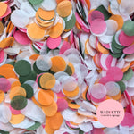 Circles Large 2.5cm Biodegradable - Light Fruit Salad Forest