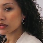 Aneira Star Hoop Earrings | 925 Sterling Silver