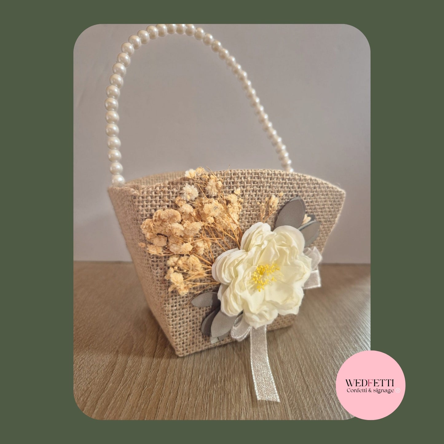 Flower Girl Confetti Basket