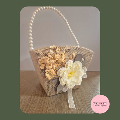 Flower Girl Confetti Basket