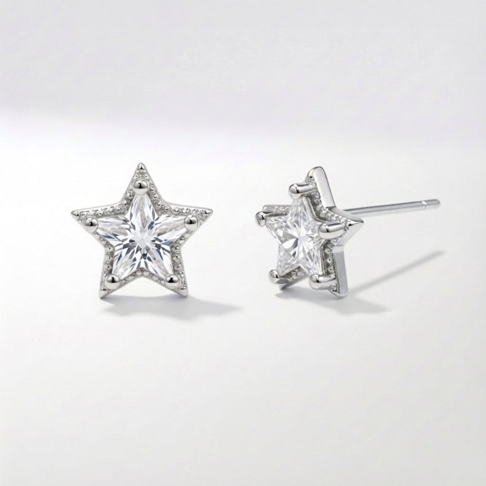 Brooke Star Stud Earrings | 925 Sterling Silver