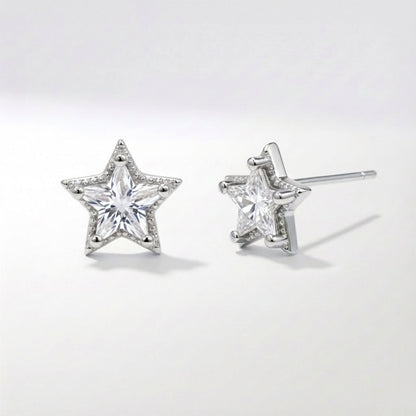 Brooke Star Stud Earrings | 925 Sterling Silver