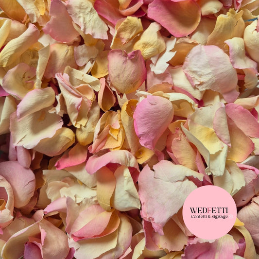 Pastel rose petal premium mix