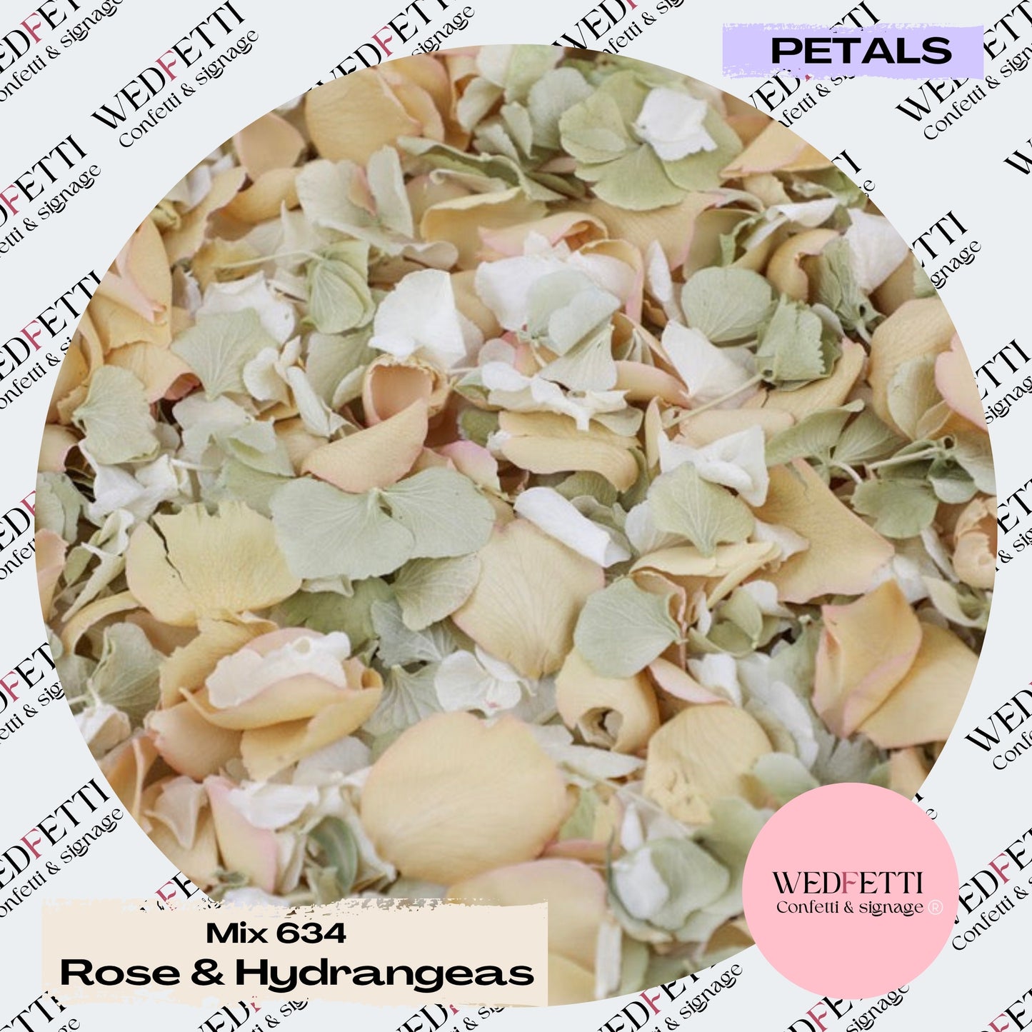 Rose & Hydrangea mix premium petals