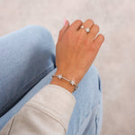 Etta Sparkling Star Bracelet | Silver Plated