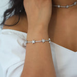Etta Sparkling Star Bracelet | Silver Plated