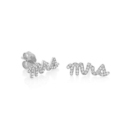 Ettie 'Mrs' Stud Earrings | 925 Sterling Silver