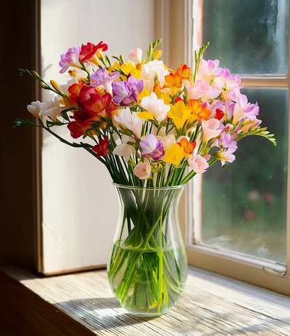 Mixed Guernsey Long Stem Freesia Flowers
