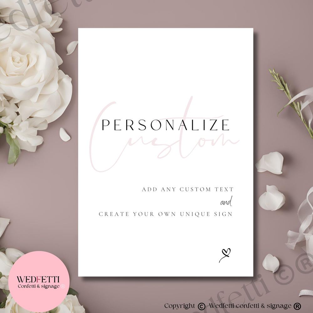 Custom personalise your sign - Courthouse Collection