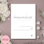 Custom personalise your sign - Courthouse Collection