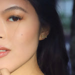 Laila 11:11 Stud Earrings | 18K Gold Plated