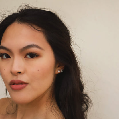 Laila 11:11 Stud Earrings | 925 Sterling Silver