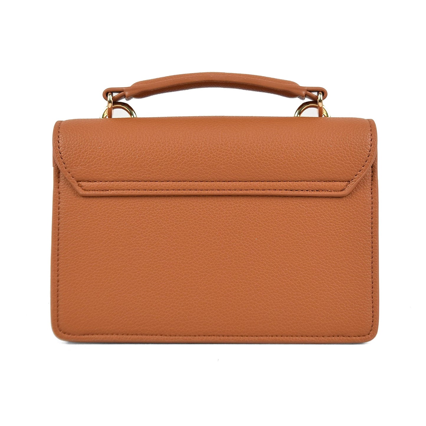 Nova Star Studded Handbag - Tan & Gold