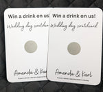 Scratch cards WedFetti