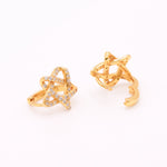 Paloma Star Huggie Hoops | 18K Gold Plated