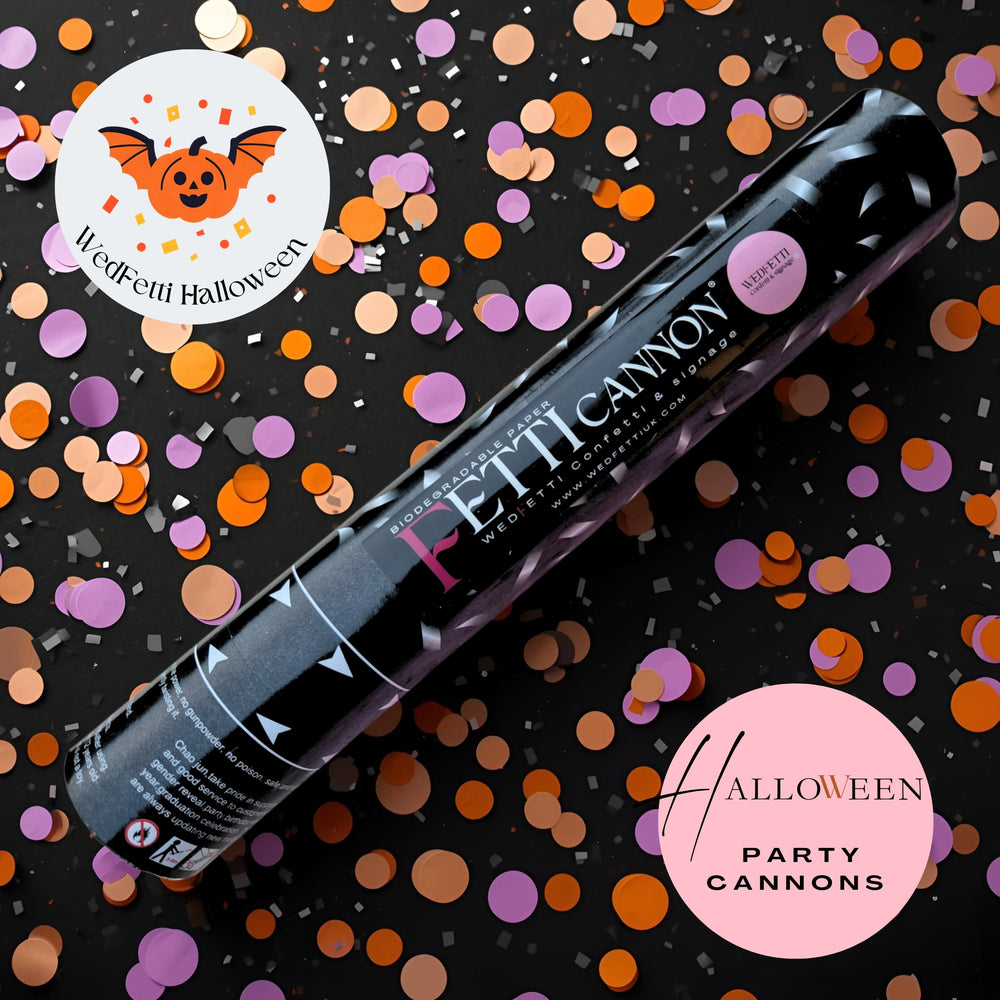 Halloween party Giant Confetti Cannons - Biodegradable Giant 60cm