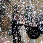 Slow falling Biodegradable paper Confetti - Sage Blush mix