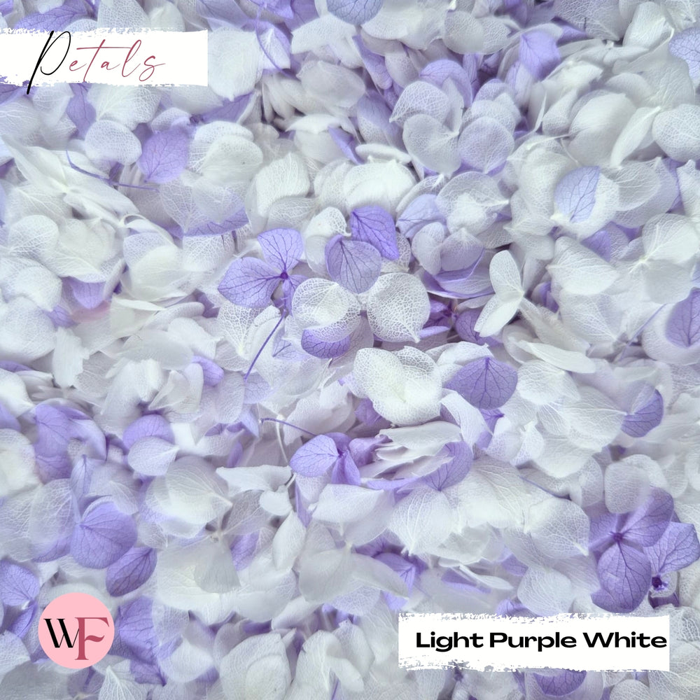 Snow Petal Confetti® - Snow Petals - Light Purple White