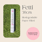 Confetti Cannons 30cm (large 5 x serving equivalent) Biodegradable paper - Customise your colours
