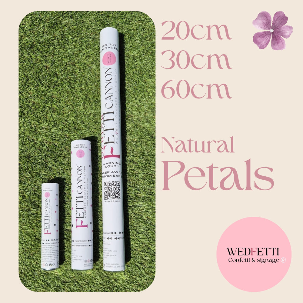 Confetti Cannons - Natural Luxury Real Flower Petals