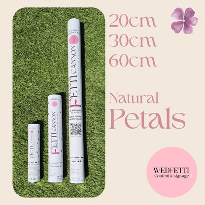 Confetti Cannons - Natural Luxury Real Flower Petals