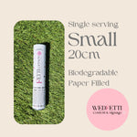 Confetti Cannons 20cm (small single size) - Biodegradable paper - Customise your colours
