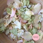 Rose & Hydrangea mix premium petals Freeze dried