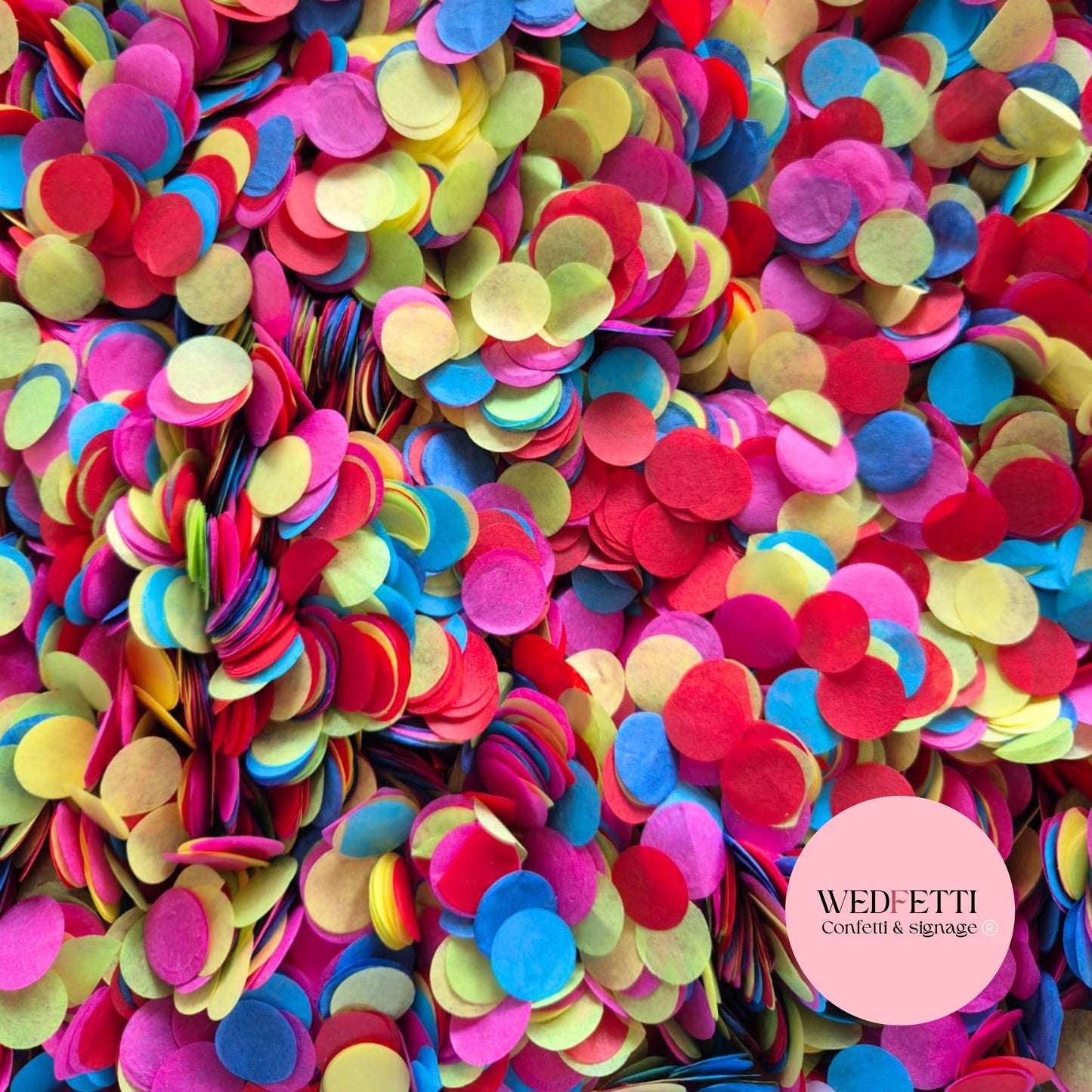Slow falling paper Confetti - Electric party mix