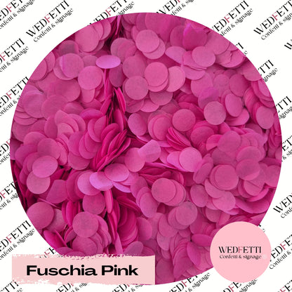 Slow falling paper Confetti - Fuschia Pink