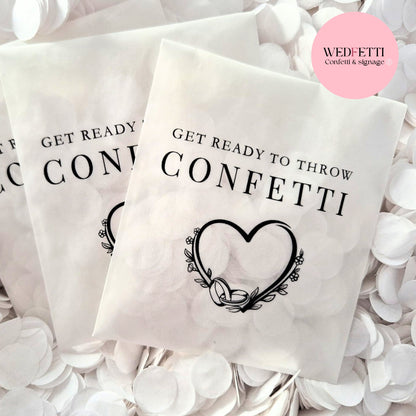 Snow Petal Confetti® - Light Mint Peach White