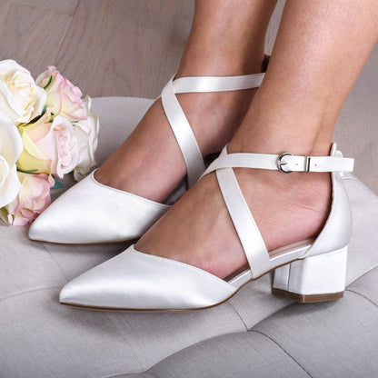 Blanche Wide Fit Wedding Shoes