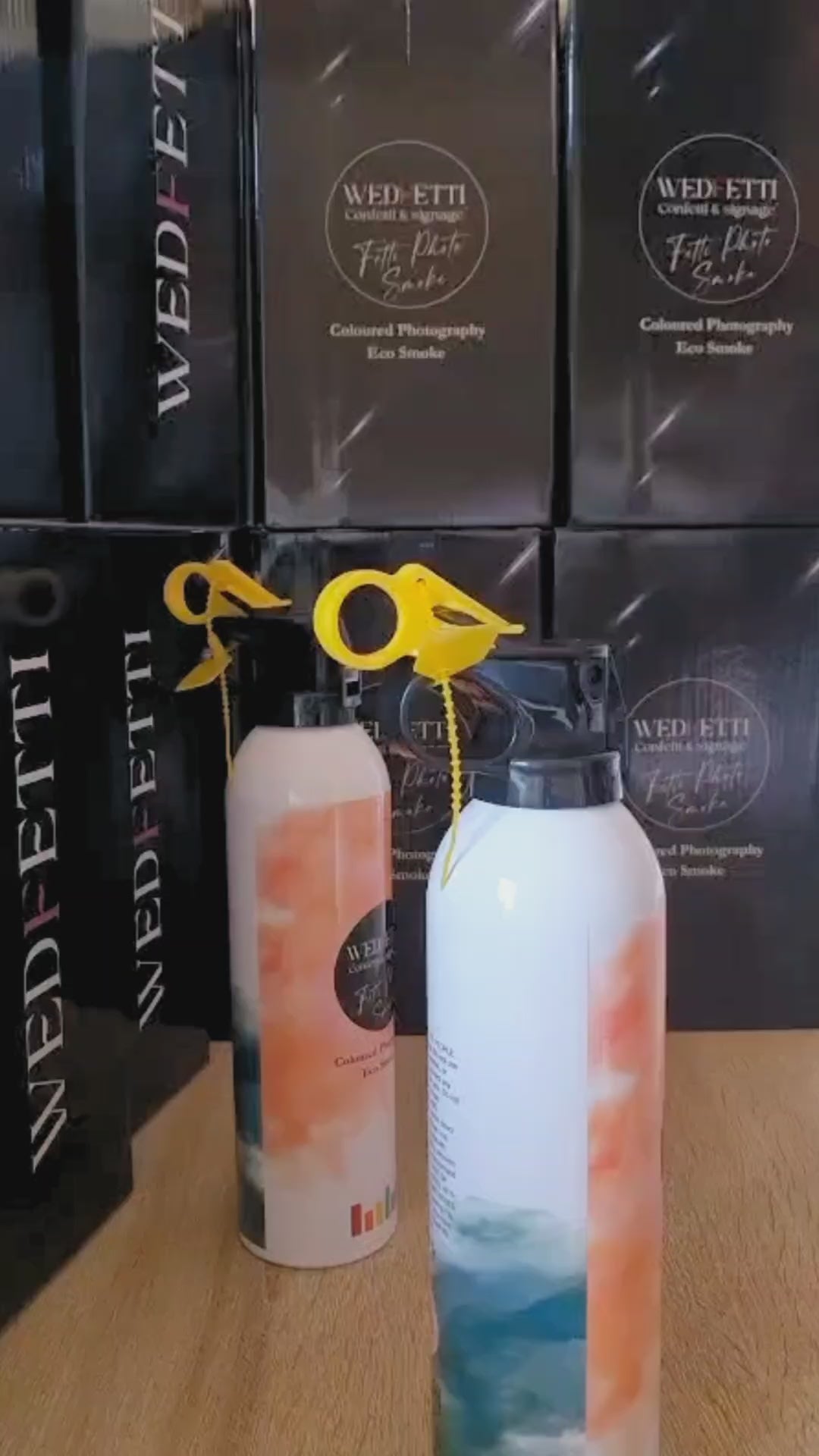 Instructional video of how to prepare a eco smoke canister for use 