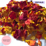 Rose petal Confetti - Fire Flame Wedfetti Exclusive - WedFetti Confetti & Signage