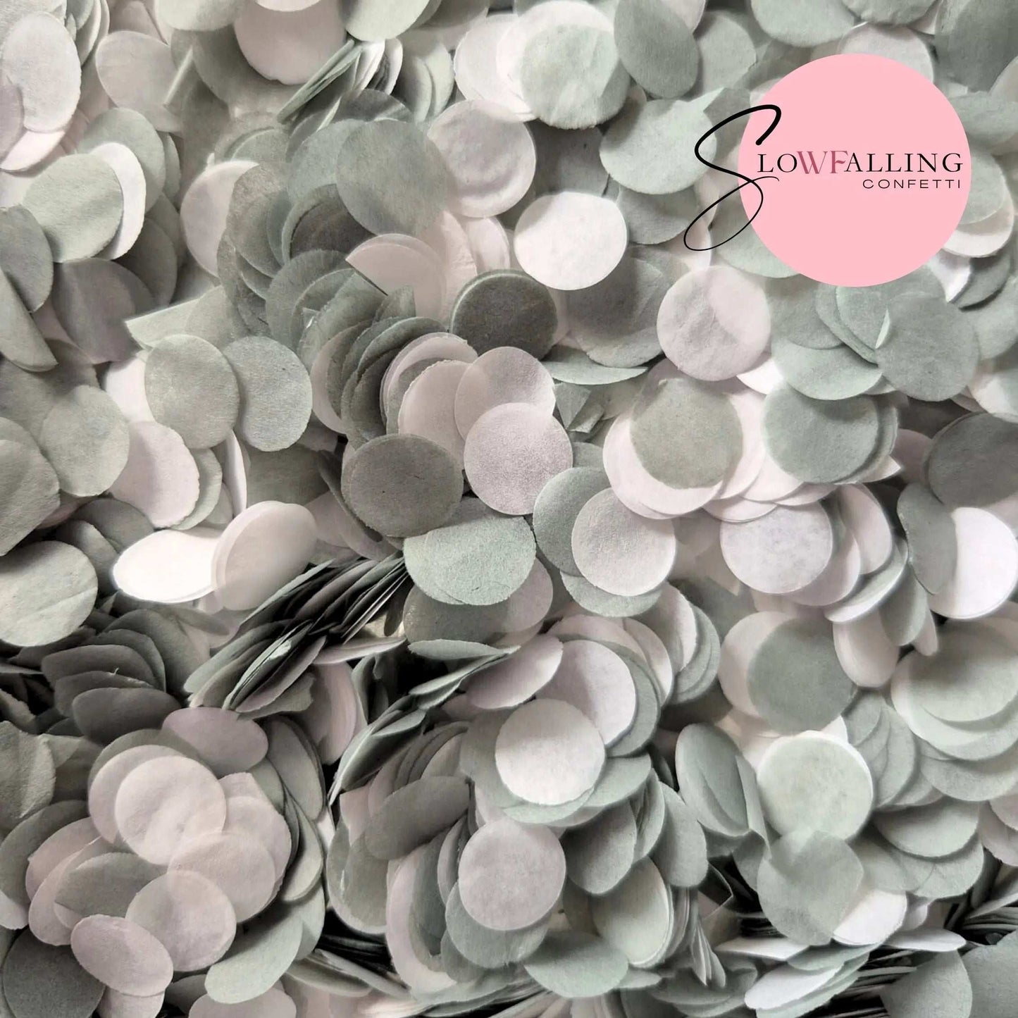 Slow falling paper Confetti - Monochrome WedFetti