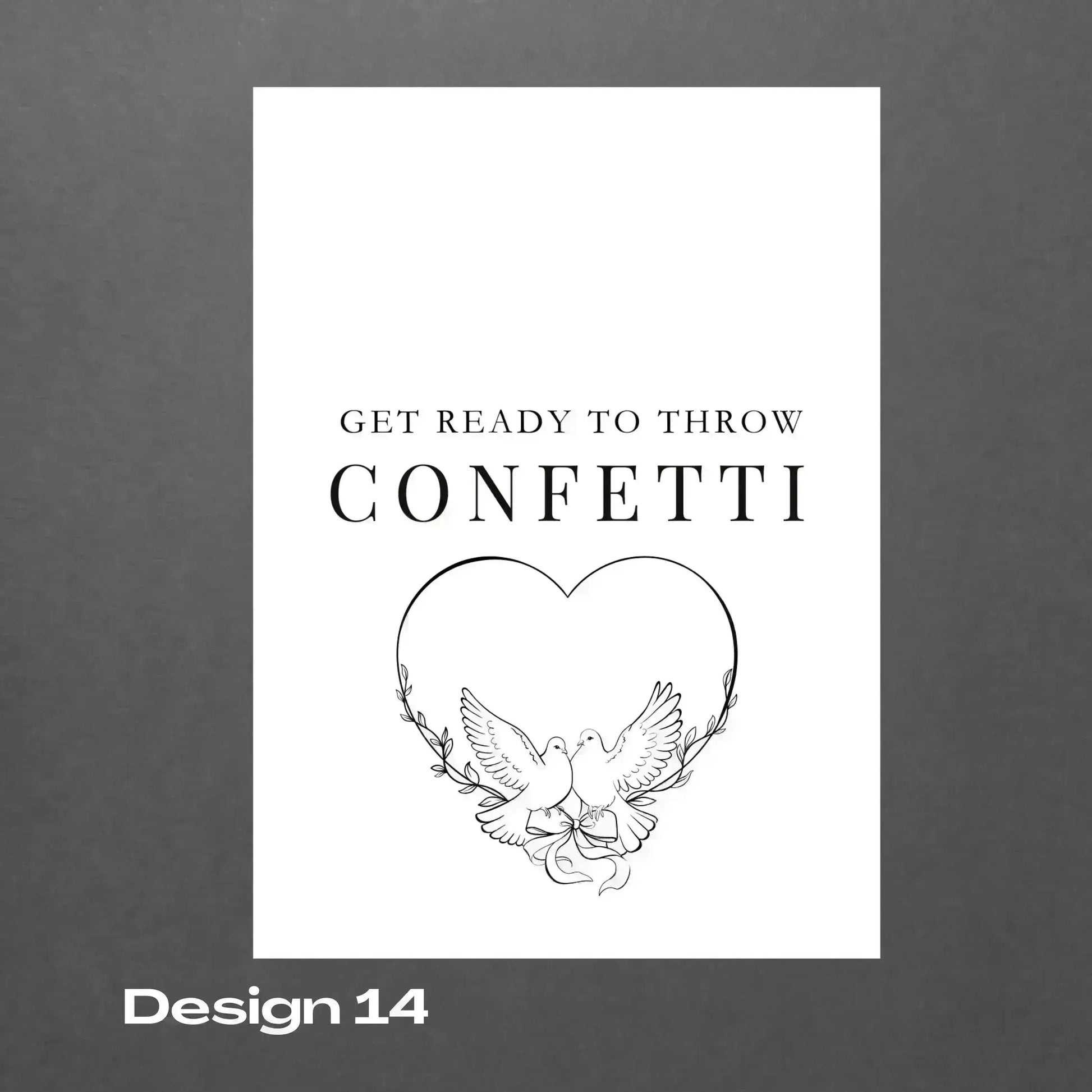 Biodegradable Confetti personalized packets