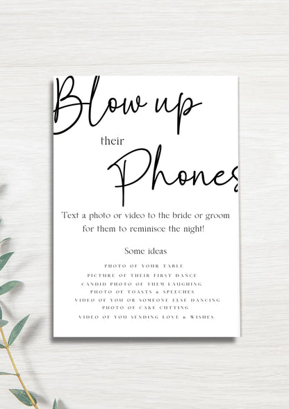 Guest to couple photo instructions WedFetti