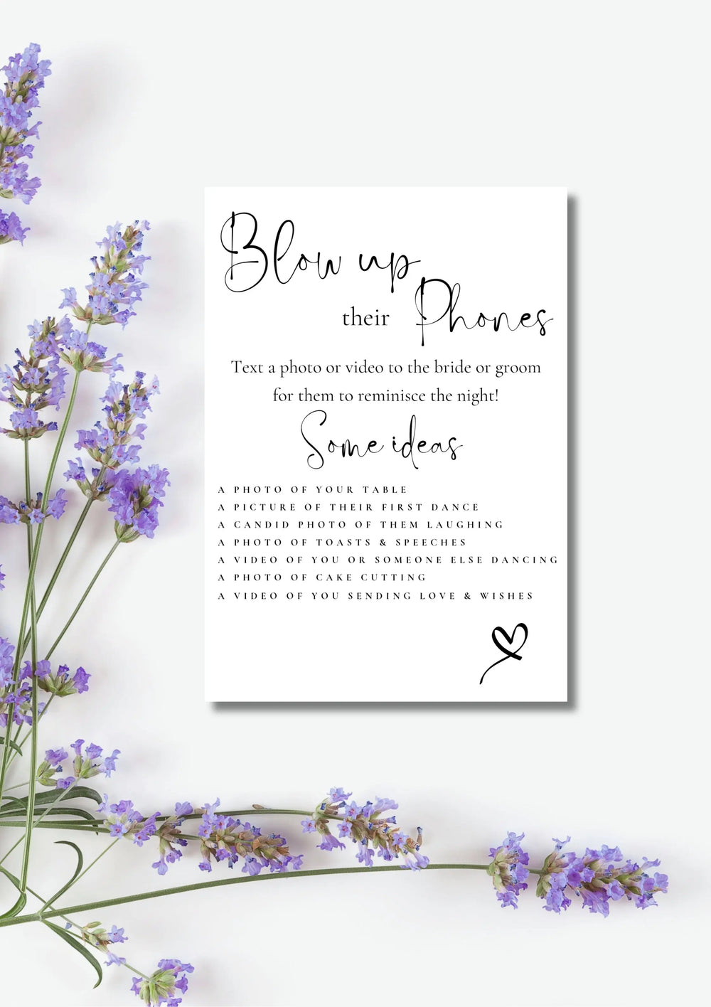 Lucia black collection - Blow up their phones WedFetti