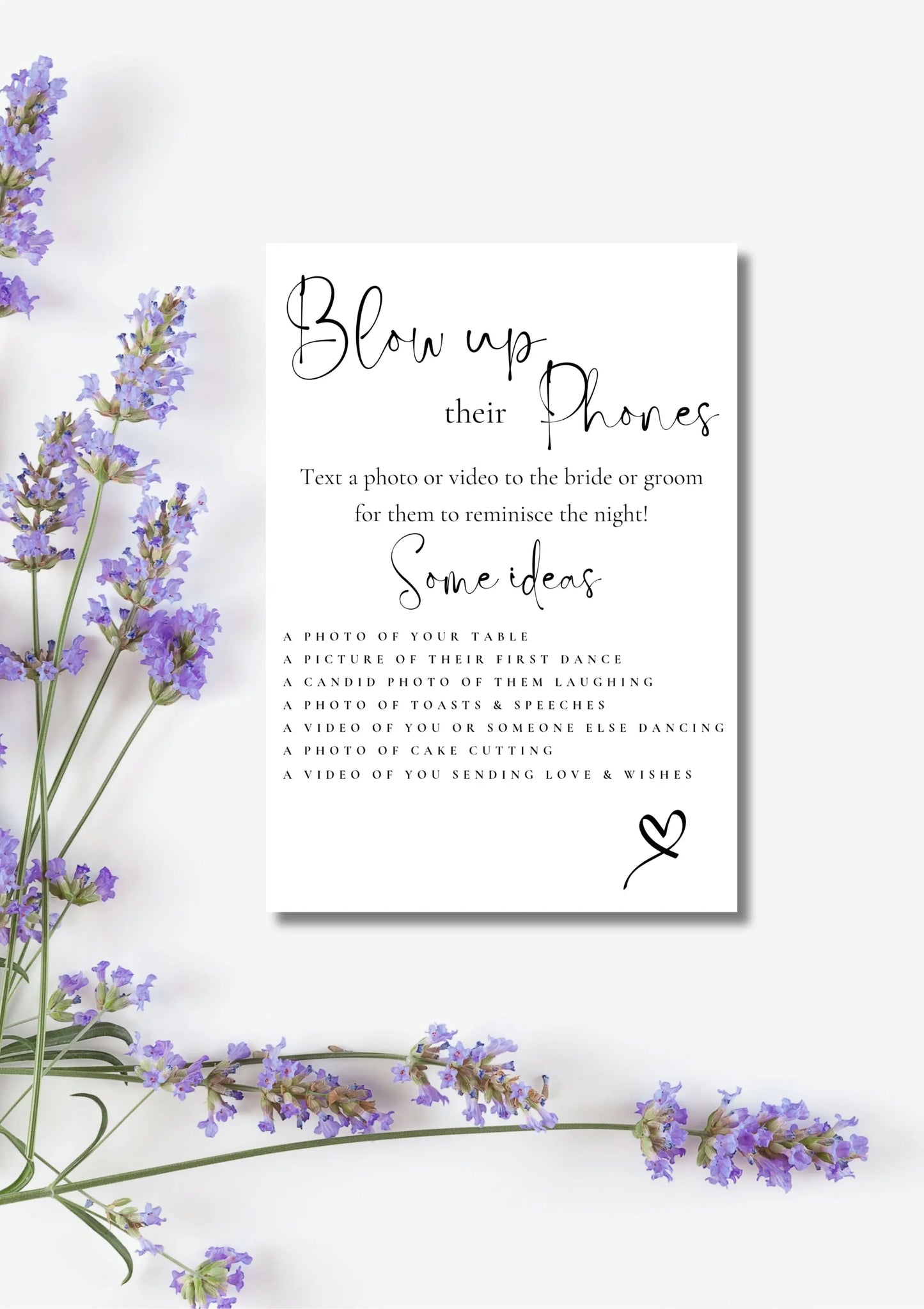 Lucia black collection - Blow up their phones WedFetti