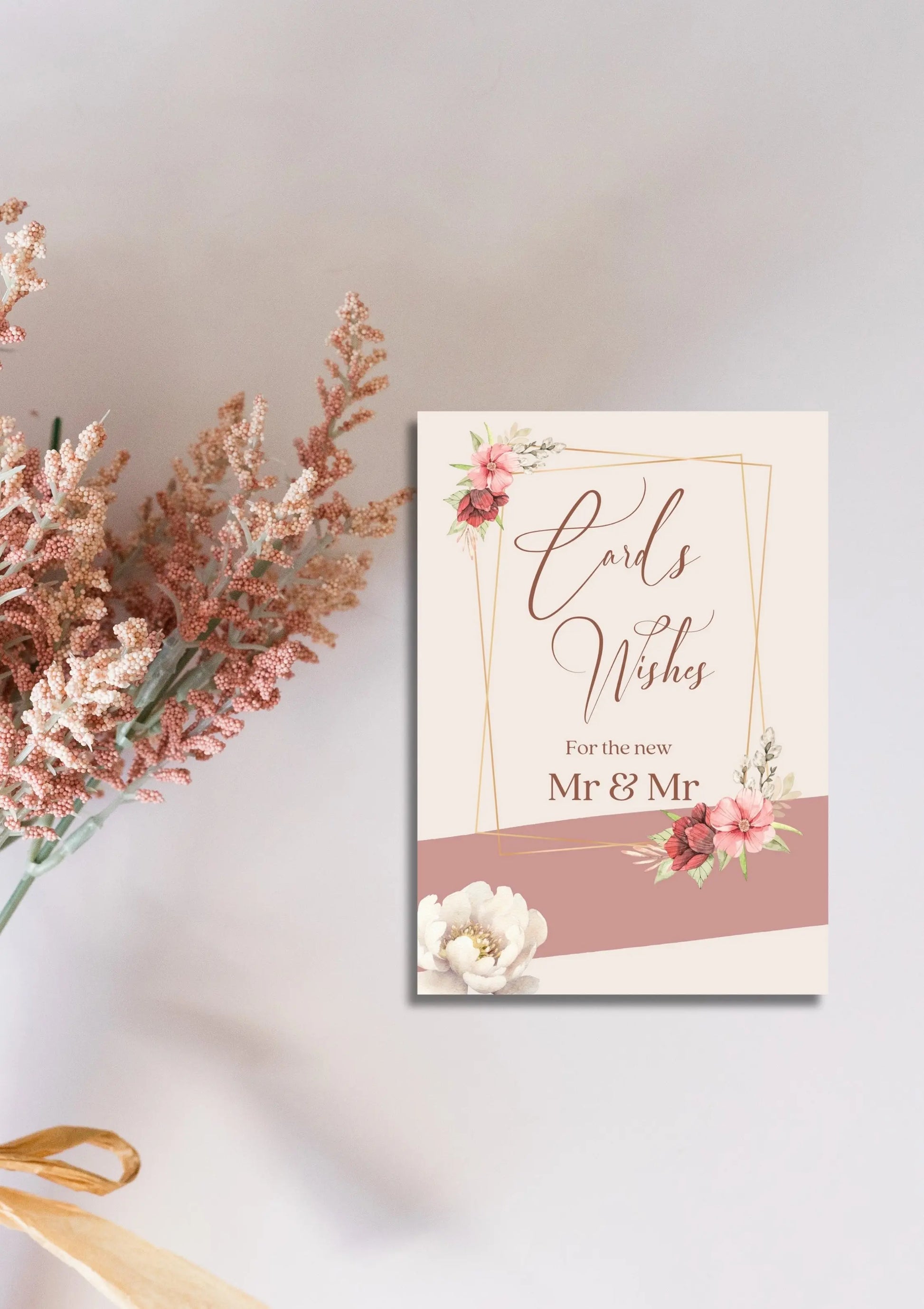 Cards & Wishes Mr/Mr A5 WedFetti