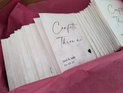 Slow falling paper Confetti - Deep Purple - WedFetti Confetti & Signage