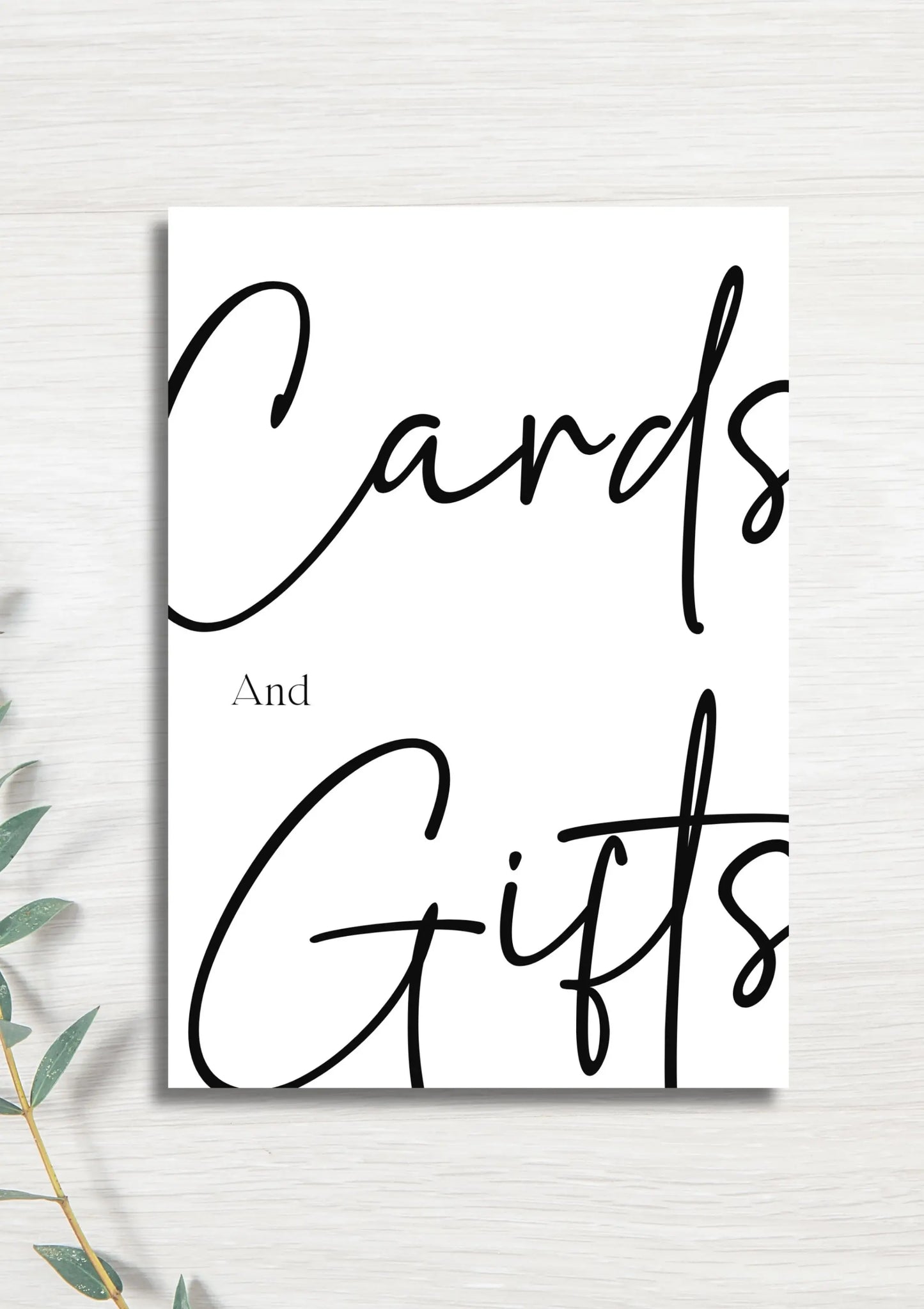 Cards & Gifts (no salutation) WedFetti